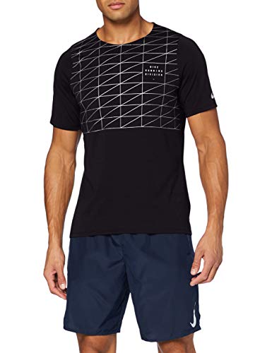 Nike T-shirt męski Dv Rise 365 Gx Flsh czarny czarny/odblaskowy srebrny M CU7876