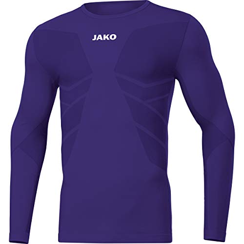 JAKO Unisex dziecięca koszulka z długim rękawem Comfort 2.0 fioletowy liliowy XXS
