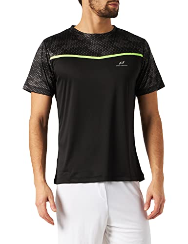 Pro Touch Męski T-shirt Aksel Black/Aop/Black/Y, S