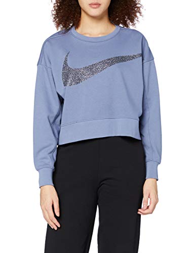 Nike Damska koszulka z długim rękawem Dy Get Fit Fc C Pp1 Sprkl wielokolorowa World Indigo/Black L