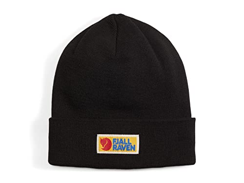 FJALLRAVEN Czapka z daszkiem unisex Vardag Classic Beanie czarny czarny Rozmiar uniwersalny