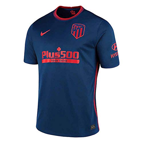 NIKE Nike Męski T-shirt Atm M Nk Brt Stad Jsy Ss Aw niebieski Coastal Blue/(Sport Red) (Full Sponsor) S CD4223