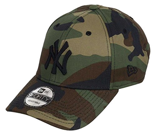 New Era Unisex dziecięca czapka chłopięca League Essential 940 New York Yankees czapka zielony Woodland Camo 4-6 Jahre