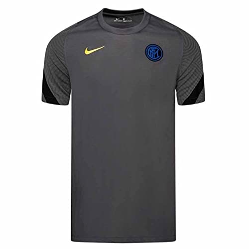 Nike Męska koszulka Inter M Nk Brt Strk Top Ss Cl T-shirt szary ciemnoszary/czarny/żółty (bez sponsor-3rd) S