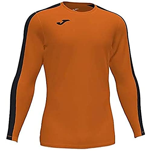 Joma Joma Męska koszulka Academy z długim rękawem pomarańczowa pomarańczowy, czarny S 101658.881