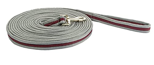 HKM Hkm 60589331 Longe -Soft, 8 M Lang, M, Dunkelgrau / Weinrot