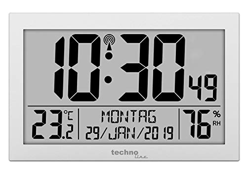 Technoline Zegar cyfrowy ścienny WS8016 BLADE HOME WS8016
