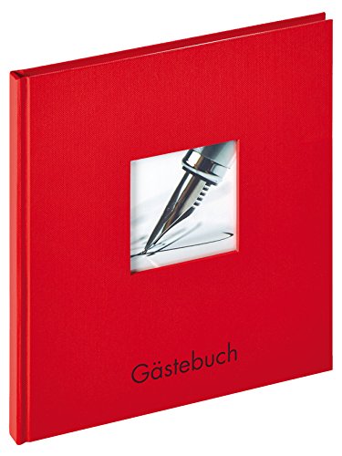 Walther Fun Guestbook red 23x25 72 white Pages GB-205-R