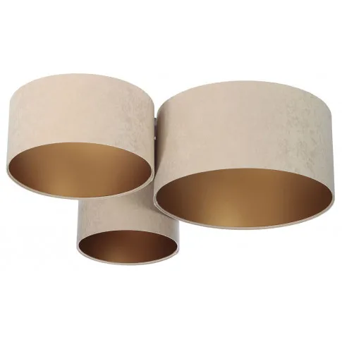 Beżowo-złota plafoniada w stylu glamour Z2-E25