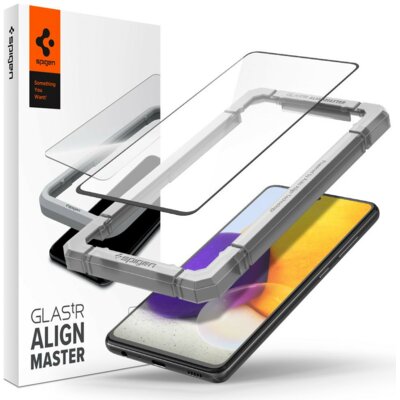 Spigen Szkło do etui Glas.tR Slim FC AM Galaxy A52 4G/5G, czarne 8809756646140