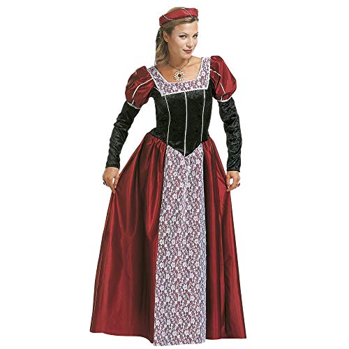 Widmann Widmann 35481  kostium dla dorosłych Burgfreulein, sukienka z nakryciem głowy i welonem, rozmiar S 8003558354818