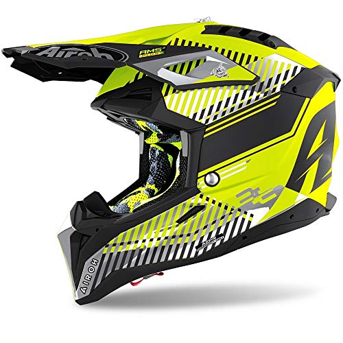 Airoh Kask Aviator 3 Wave żółty matowy L