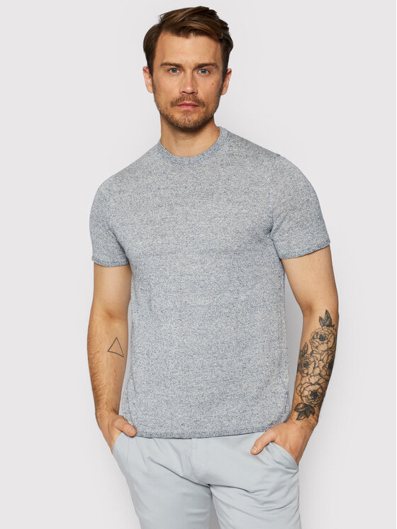 Only SONS Sweter Flex 22019505 Niebieski Regular Fit