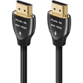 Фото - Кабель AudioQuest Kabel  HDMI 2.1 Pearl 48, 1 m  Czarny (qpearlhdmi480010)