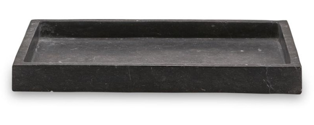 Aquanova Taca dekoracyjna Hammam 35 cm ciemnoszara HAMTRA-98