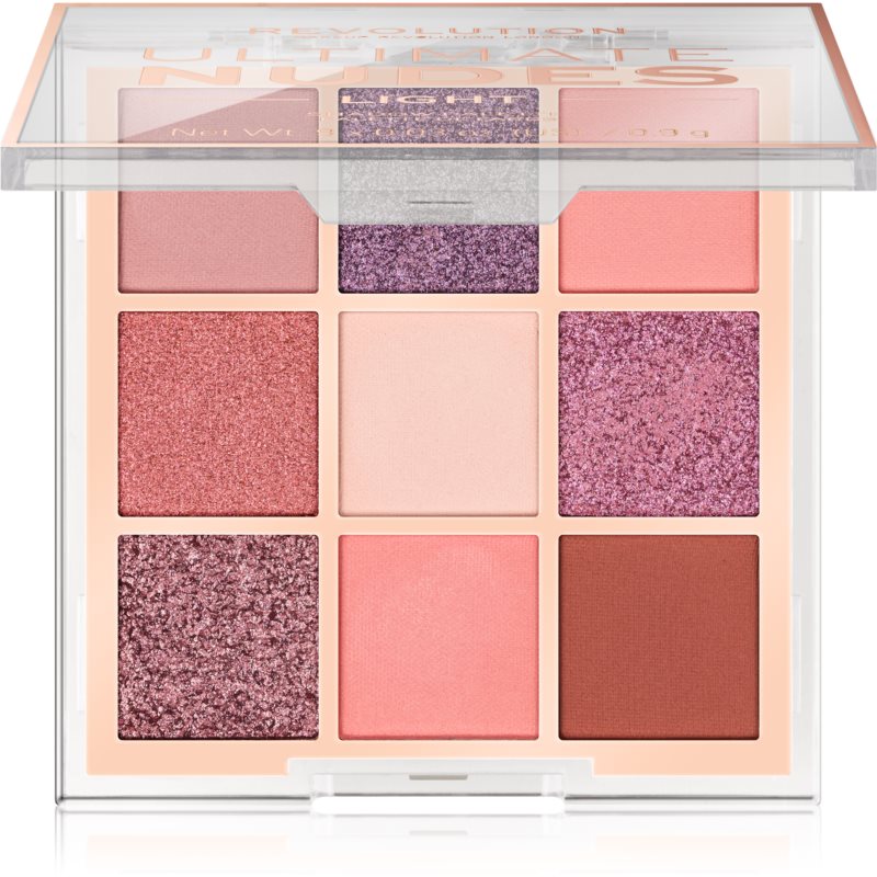 Makeup Revolution London London Ultimate Nudes cienie do powiek 8,1 g Light
