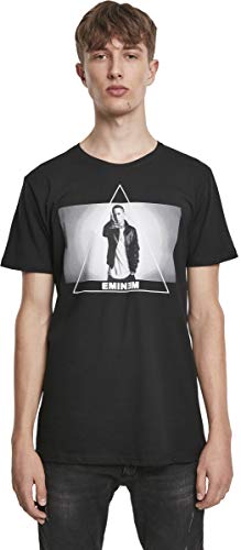 Mister Tee Eminem Triangle Tee koszulka męska z nadrukiem zdjęcia rapera, czarny, XXXXL