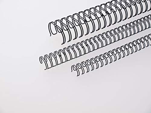 Renz preferencyjny ring wire drut grzebień do łączenia elementów w 3: 1, podziału 34 pętli, średnica 8.0 MM, 5/16 cala, czarny 310800134