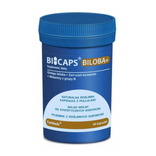 ForMeds Bicaps Biloba+ 60 kapsułek - 632F-31092