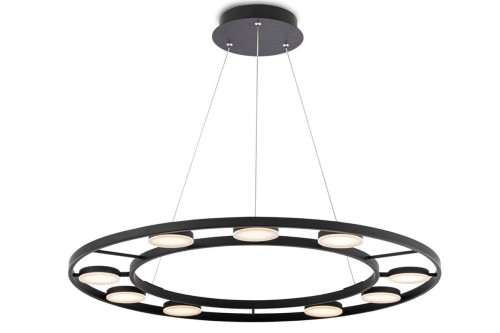Maytoni Maytoni lampa wisząca LED Fad 63W 2900lm 3000K czarna MOD070PL-L63B3K MOD070PL-L63B3K