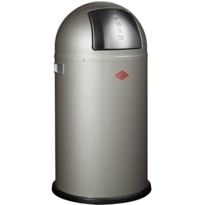 Wesco Pushboy 50l - kosz na śmieci, nowy srebrny 17583103