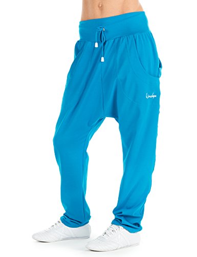 WINSHAPE Winshape Damskie spodnie treningowe unisex 4-pocket Pants WH13 Dance Yoga Pilates czas wolny sportowe spodnie treningowe turkusowy turkusowy S WH13-TUERKIS-S