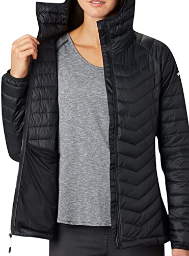 Columbia damska bluza z kapturem Powder Lite Light Insulated Jacket, czarny, XS 1773211