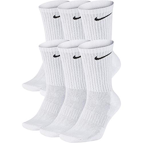 NIKE Męskie skarpety treningowe na co dzień z poduszką (6 par)