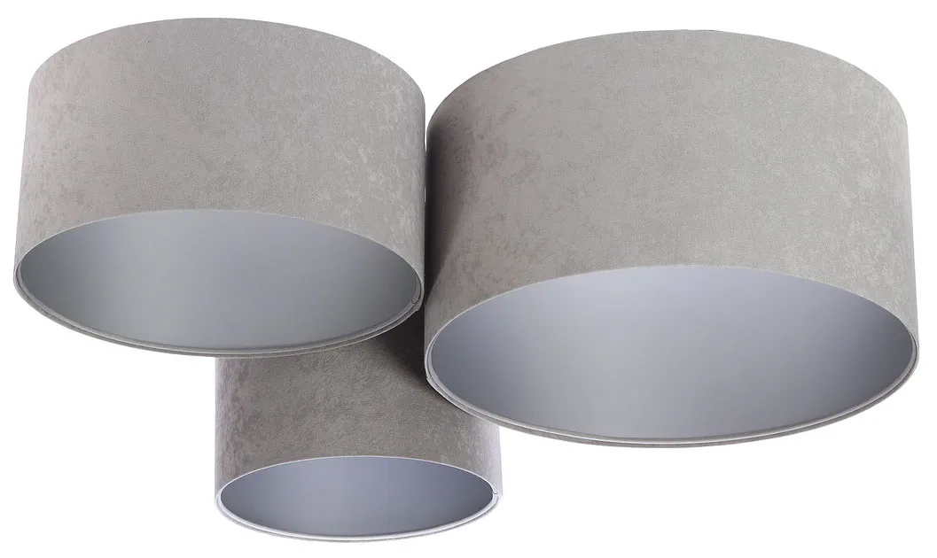 Szaro-srebrna potrójna plafoniada R8-K58