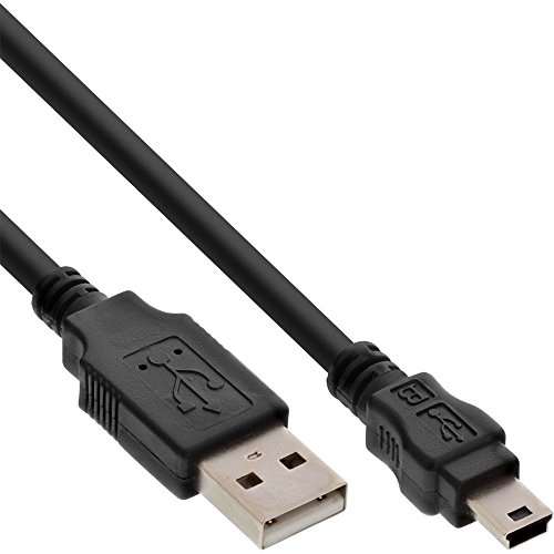 InLine Kabel USB USB A/Mini USB 5pin 0.5m Czarny 33107K
