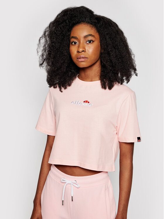 Ellesse T-Shirt Fireball SGB06838 Różowy Loose Fit