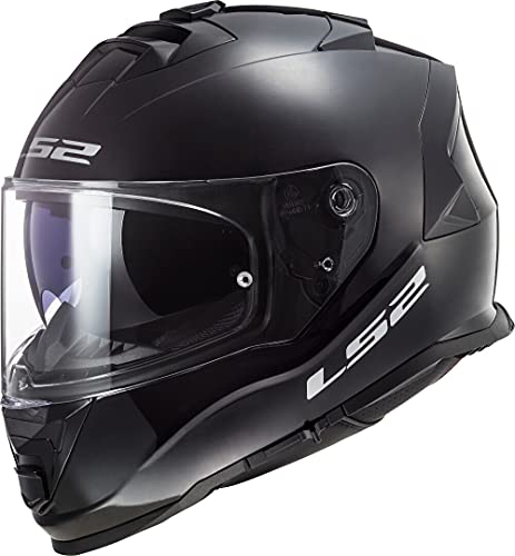 Kaski motocyklowe LS2 FF800 STORM jednolity połysk czarny, M