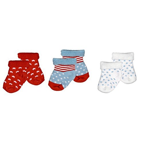 Baby Charms 3 para skarpet niemowlęcych Baby na szczęście (sort.), One Size SPKNG10478