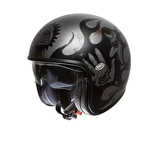 PREMIER HELMET VINTAGE BD TITANIU, SZARY/BLACK, M