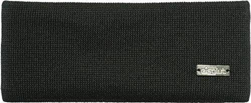 Eisglut Damska opaska na czoło z merynosów, czarna, M 57-58 cm