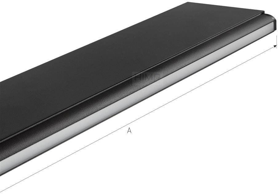 Oprawa Sufitowa ALLDAY ASYMMETRIC 830 Czarna 55W 230V 114cm 75st CASAMBI SpectrumLED WOJP06176