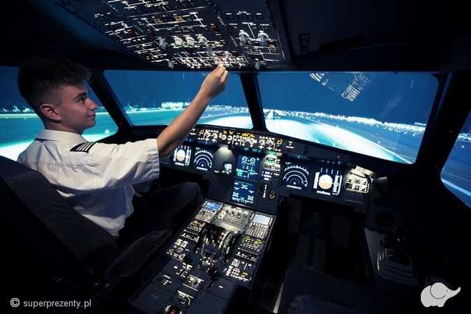 Jetzone24 Symulator lotu- Airbus A320 w Warszawie