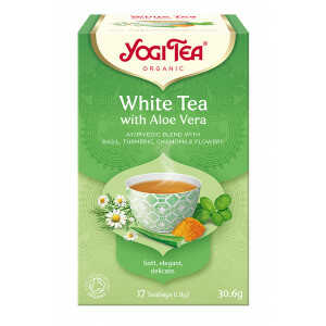 Herbata WHITE TEA Herbata biała z aloesem BIO 17 torebek Yogi Tea