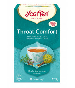 Herbata THROAT COMFORT Na gardło BIO 17 torebek Yogi Tea
