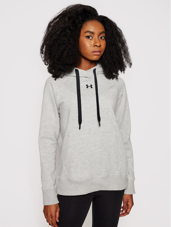 Under Armour Bluza Rival 1356317 Szary Regular Fit