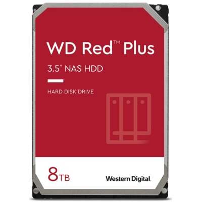 Western Digital western digital Red Plus 8TB SATA 6Gb/s 3.5inch 256MB cache 7200Rpm Internal HDD Bulk