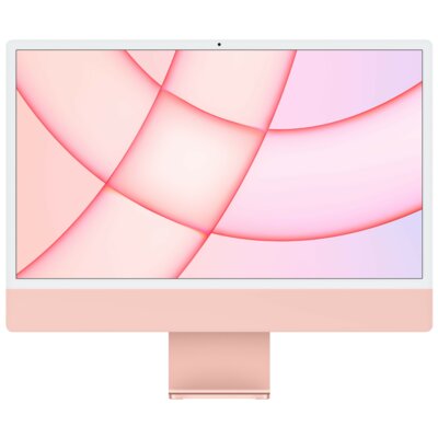 Apple 24-inch iMac with Retina 4.5K display M1 chip with 8-core CPU and 8-core GPU 256GB Pink MGPM3ZE/A