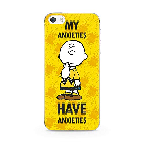 Oryginalne i oficjalnie licencjonowane etui na telefon komórkowy Snoopy do iPhone 5, iPhone 5s, iPhone SE, Case, pokrowiec, obudowa z tworzywa sztucznego TPU, chroni przed uderzeniami i zarysowaniami