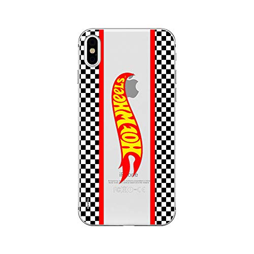 Oryginalne i oficjalnie licencjonowane etui na telefon komórkowy Hot Wheels do iPhone X, iPhone XS, etui, etui, etui z tworzywa sztucznego TPU, chroni przed uderzeniami i zarysowaniami