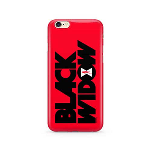 ERT GROUP etui na telefon Apple Iphone 6 PLUS, case oryginalny i oficjalnie licencjonowany przez Marvel, wzór Czarna Wdowa 011, optymalnie dopasowane, plecki z TPU