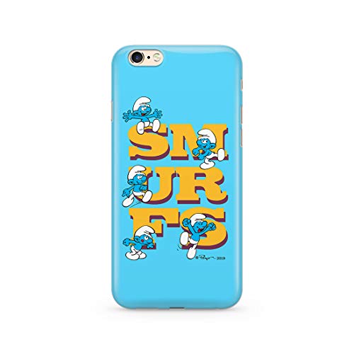 Oryginalne i oficjalnie licencjonowane etui na telefon komórkowy The Smurfs do iPhone 6, iPhone 6S, smerf, etui, obudowa z tworzywa sztucznego TPU, chroni przed uderzeniami i zarysowaniami
