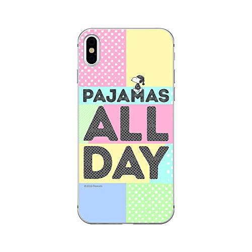 Oryginalne i oficjalnie licencjonowane etui na telefon komórkowy Snoopy do iPhone XS MAX, etui, etui z tworzywa sztucznego TPU, chroni przed uderzeniami i zarysowaniami