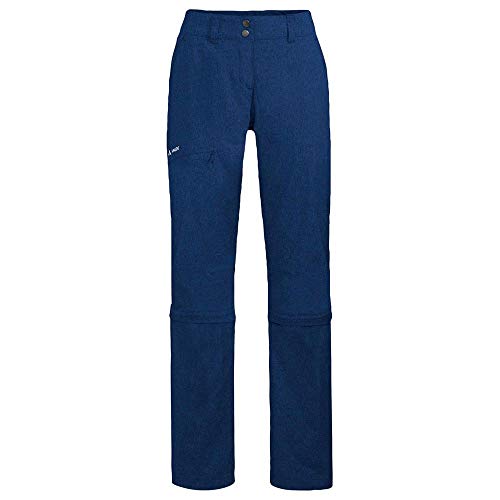VAUDE Damskie spodnie Skomer Capri Zo II niebieski Eclipse/Eclipse 48-Short