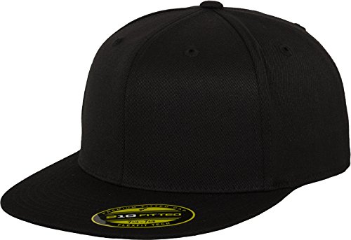 Flexfit Czapka dla dorosłych Premium 210 Fitted, czarny, M 6210