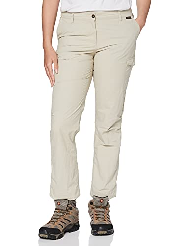 Jack Wolfskin Damskie spodnie Lakeside Szary Pyłoszczelny szary 88